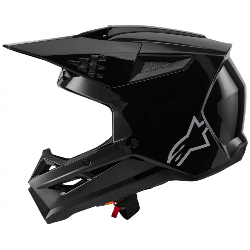 Мотошолом Alpinestars S-M3 Solid Black