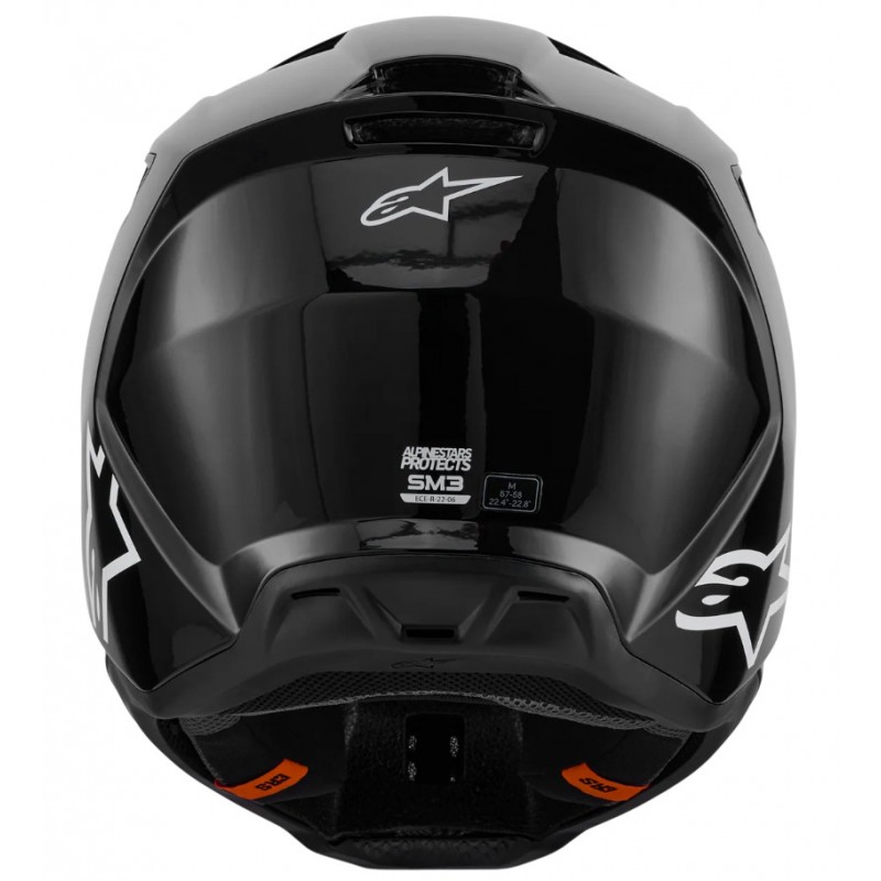 Мотошолом Alpinestars S-M3 Solid Black