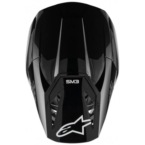 Мотошолом Alpinestars S-M3 Solid Black
