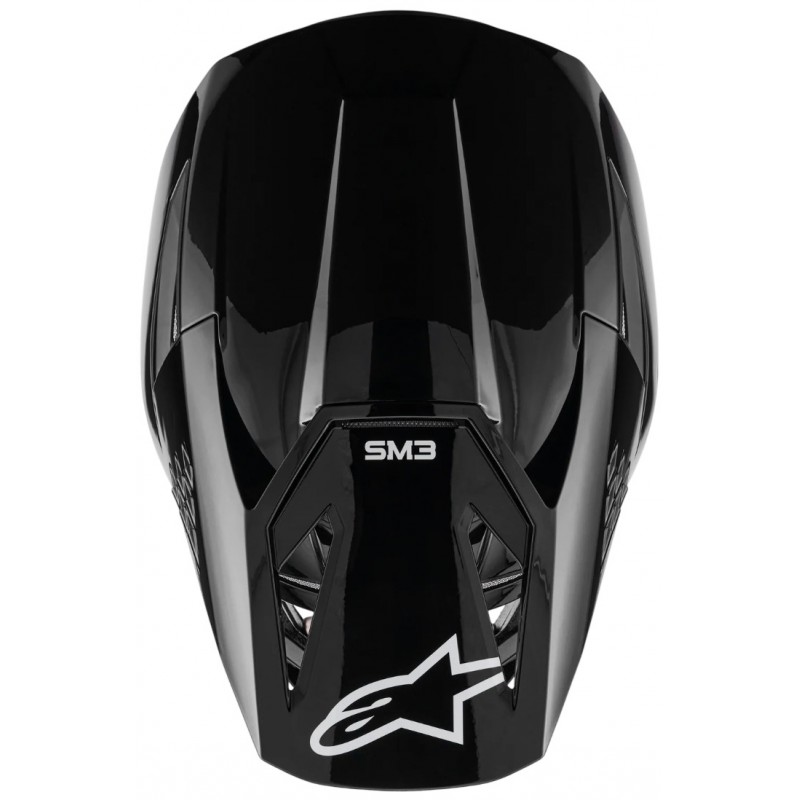 Мотошолом Alpinestars S-M3 Solid Black