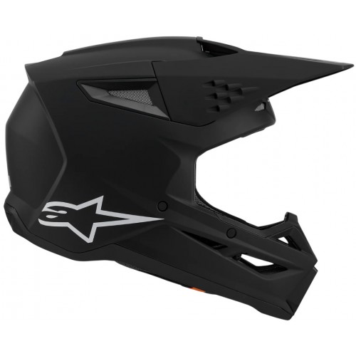 Мотошолом Alpinestars S-M3 Solid Black Matt