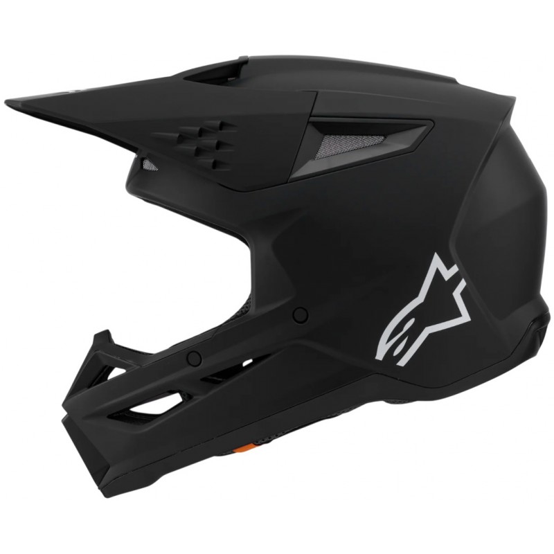 Мотошолом Alpinestars S-M3 Solid Black Matt