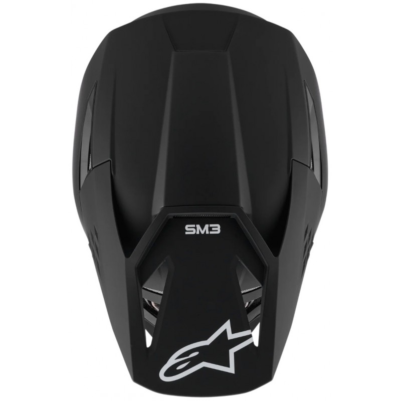 Мотошолом Alpinestars S-M3 Solid Black Matt