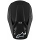 Мотошолом Alpinestars S-M3 Solid Black Matt