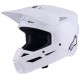 Мотошолом Alpinestars S-M3 Solid White