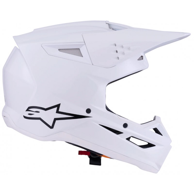 Мотошолом Alpinestars S-M3 Solid White