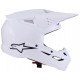 Мотошолом Alpinestars S-M3 Solid White