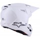 Мотошолом Alpinestars S-M3 Solid White
