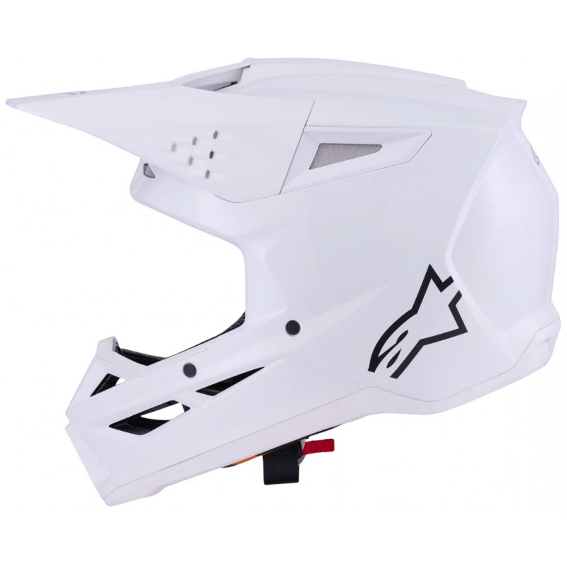 Мотошолом Alpinestars S-M3 Solid White