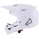 Мотошолом Alpinestars S-M3 Solid White