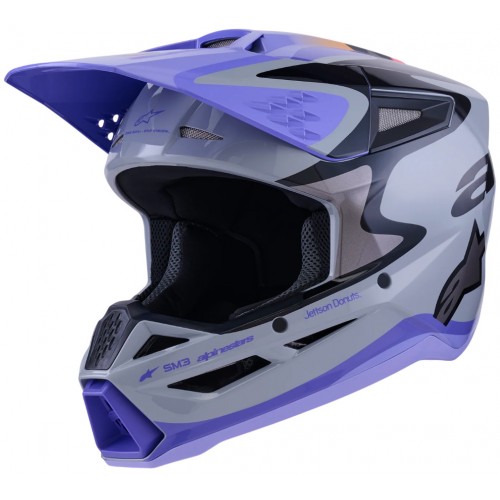Мотошолом дитячий Alpinestars S-M3 Jettson Purple