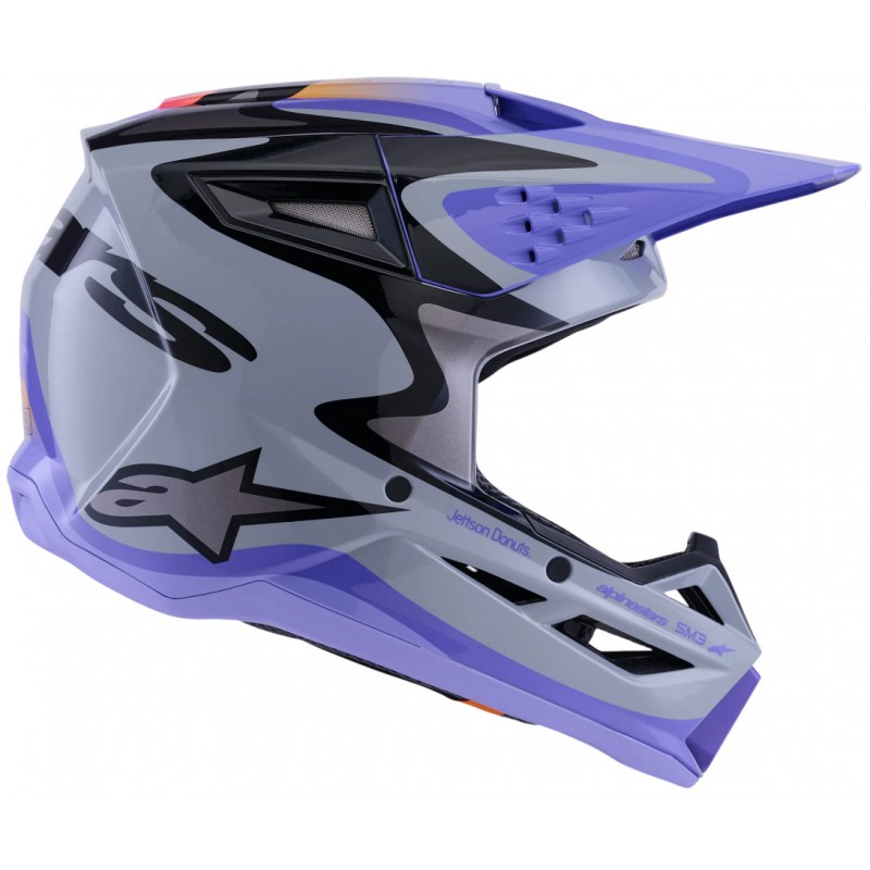 Мотошолом дитячий Alpinestars S-M3 Jettson Purple