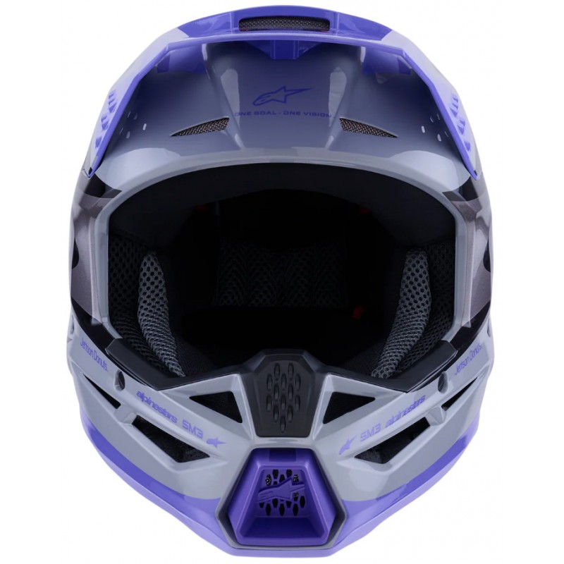 Мотошолом дитячий Alpinestars S-M3 Jettson Purple