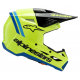 Мотошолом дитячий Alpinestars S-M3 Radium Yellow/Black/Blue