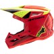 Мотошолом дитячий Alpinestars S-M3 Youth Fray Red/Yellow/Black