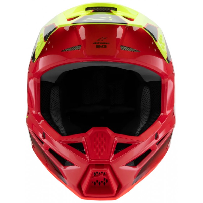 Мотошолом дитячий Alpinestars S-M3 Youth Fray Red/Yellow/Black