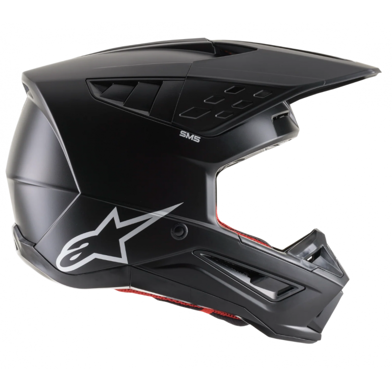 Мотошлем Alpinestars S-M5 Solid Black Matt Мотошлем Alpinestars S-M5 Solid Black Matt