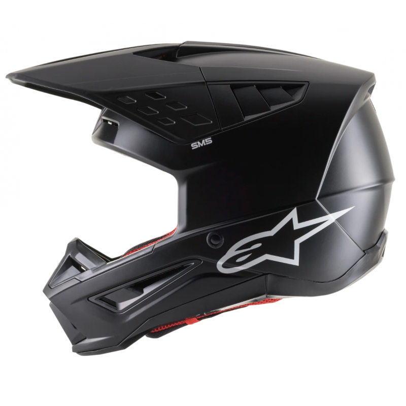 Мотошлем Alpinestars S-M5 Solid Black Matt Мотошлем Alpinestars S-M5 Solid Black Matt