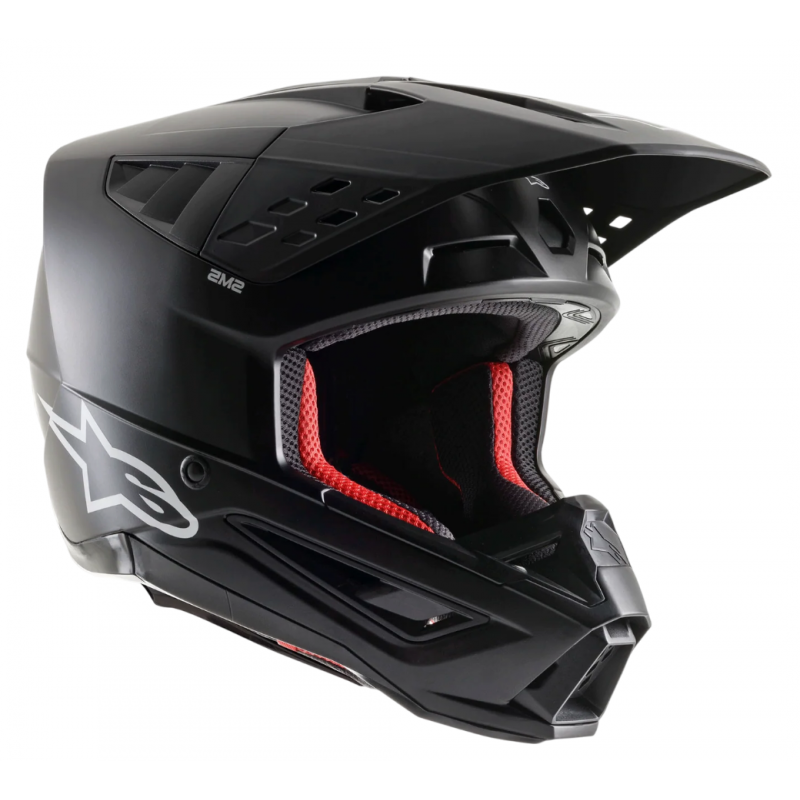 Мотошлем Alpinestars S-M5 Solid Black Matt Мотошлем Alpinestars S-M5 Solid Black Matt
