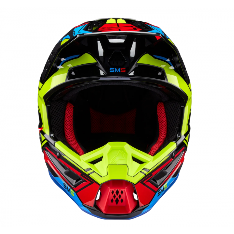 Мотошлем Alpinestars S-M5 Action 2 Black/Yellow/Red