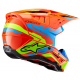 Мотошлем Alpinestars S-M5 Action 2 Orange/Cyan/Yellow Мотошлем Alpinestars S-M5 Action 2 Orange/Cyan/Yellow