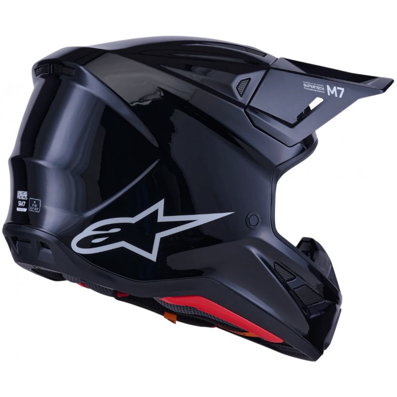 Мотошолом Alpinestars S-M7 Black