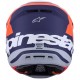Мотошолом Alpinestars S-M7 Core Orange/Blue/Matt
