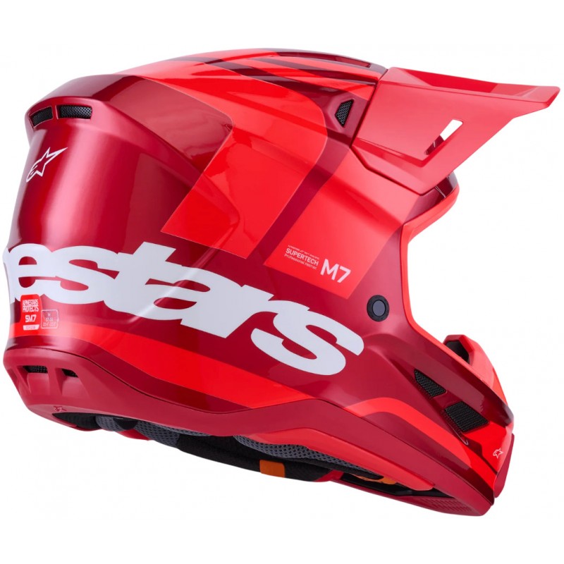 Мотошолом Alpinestars S-M7 Core Red