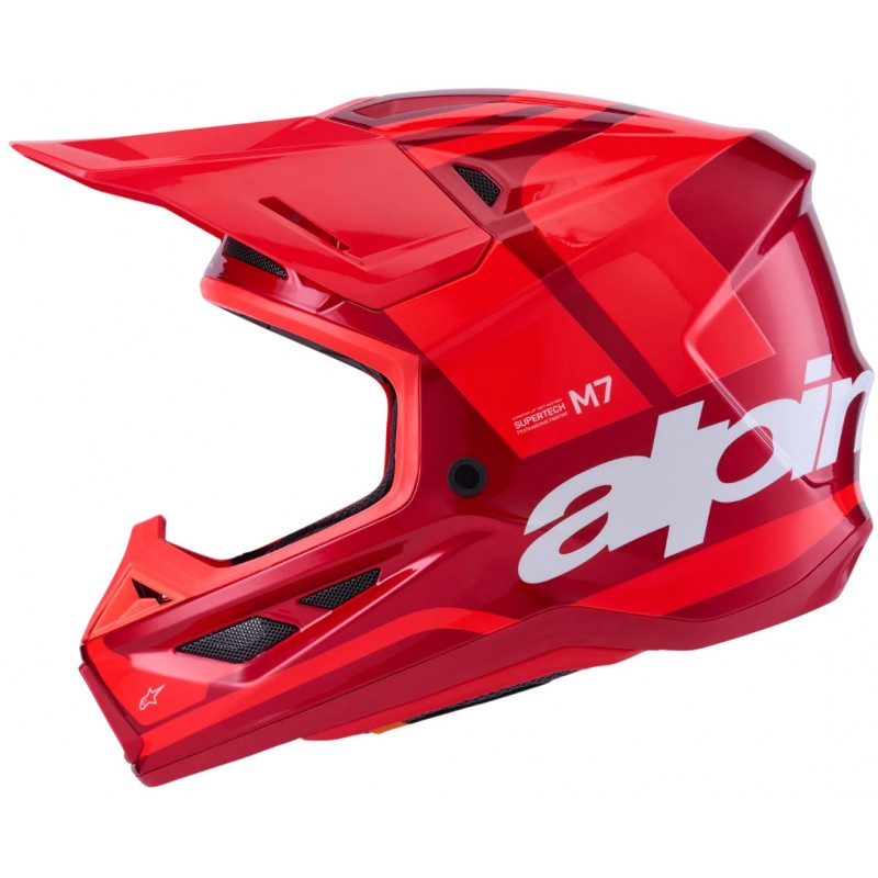 Мотошолом Alpinestars S-M7 Core Red