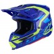 Мотошолом Alpinestars S-M7 Deed Blue/Yellow