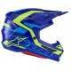 Мотошолом Alpinestars S-M7 Deed Blue/Yellow