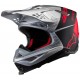 Мотошолом Alpinestars Supertech M10 Flood Silver/Black/Red