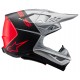 Мотошолом Alpinestars Supertech M10 Flood Silver/Black/Red