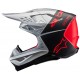 Мотошолом Alpinestars Supertech M10 Flood Silver/Black/Red