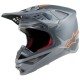Мотошлем Alpinestars Supertech S-M10 Meta Black/Aqua/Orange