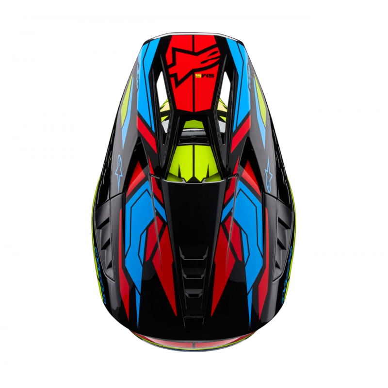 Мотошлем Alpinestars S-M5 Action 2 Black/Yellow/Red