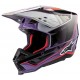 Мотошолом Alpinestars S-M5 Sail Violet/Black/Silver