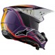 Мотошолом Alpinestars S-M5 Sail Violet/Black/Silver