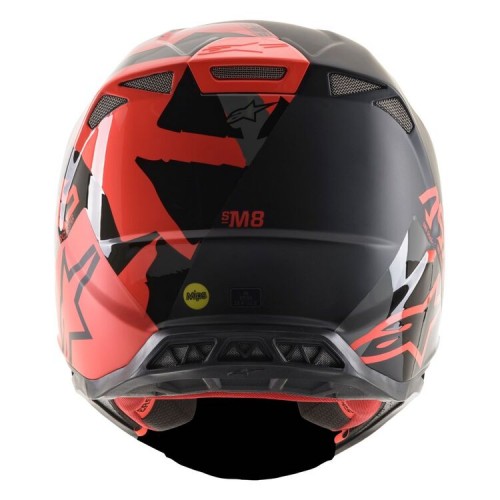 Мотошлем Alpinestars Supertech S-M8 Echo Black/Red
