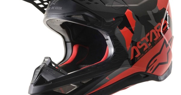 Мотошлем Alpinestars Supertech S-M8 Echo Black/Red купить от 32