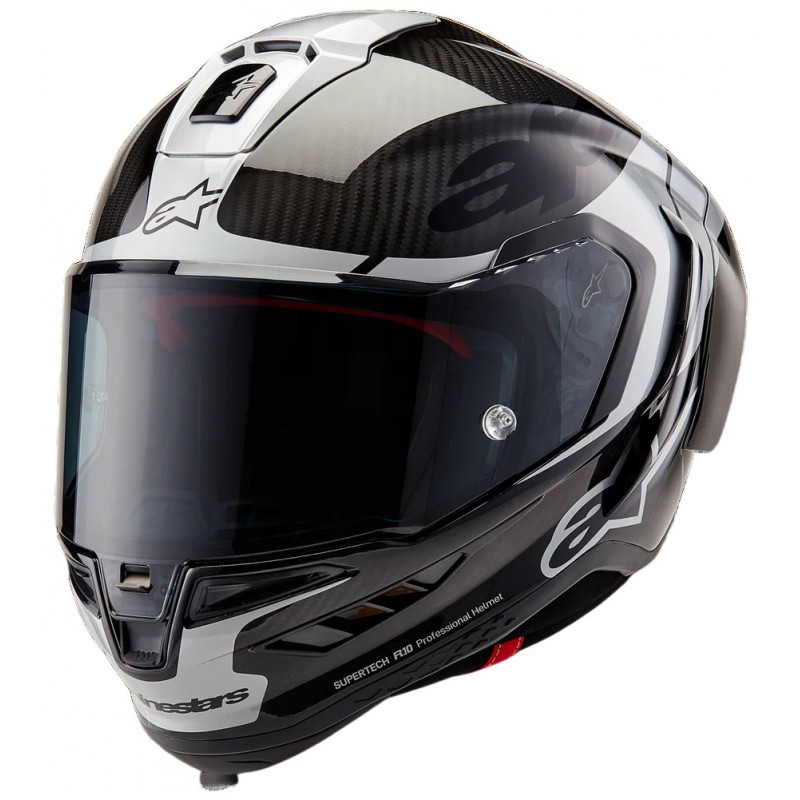 Мотошолом Alpinestars Supertech R10 Element Silver/Black