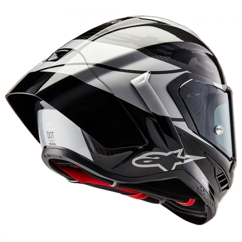 Мотошолом Alpinestars Supertech R10 Element Silver/Black