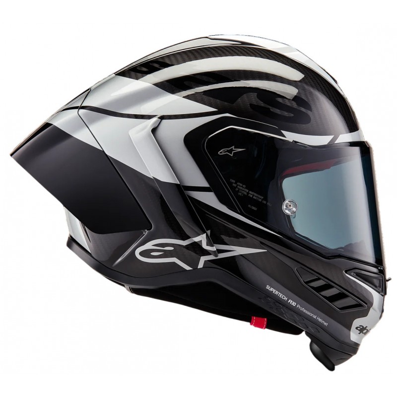 Мотошолом Alpinestars Supertech R10 Element Silver/Black