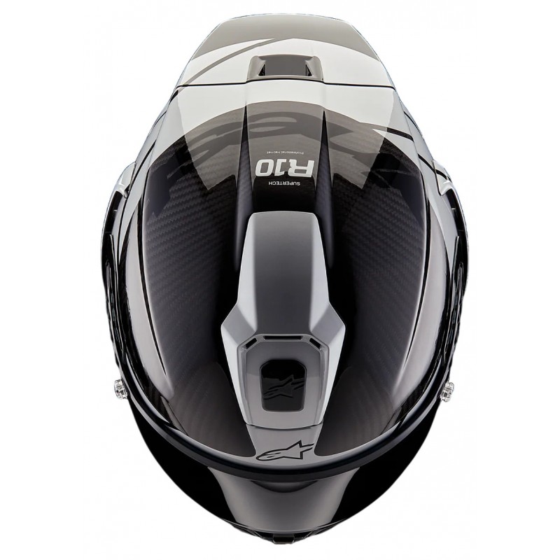 Мотошолом Alpinestars Supertech R10 Element Silver/Black