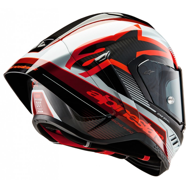 Мотошолом Alpinestars Supertech R10 Team Black/Red/White