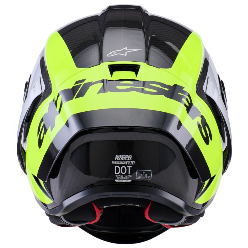 Мотошлем Alpinestars Supertech R10 Arius Black/Yellow