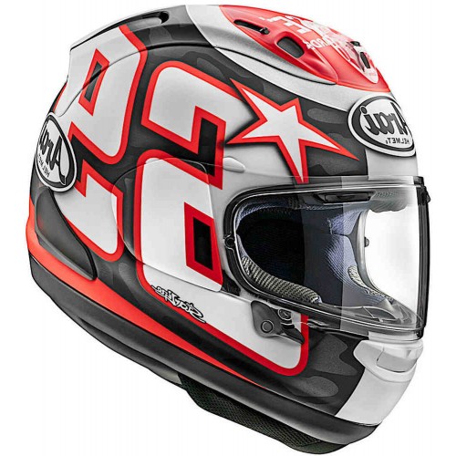 Мотошолом Arai RX-7V EVO Hayden Reset Black Red White