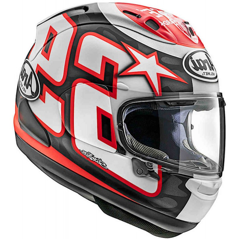 Мотошолом Arai RX-7V EVO Hayden Reset Black Red White