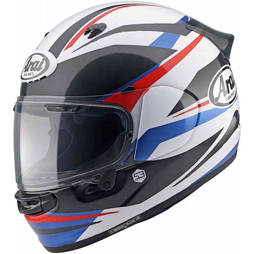 Мотошлем Arai Quantic Ray White Black Blue White