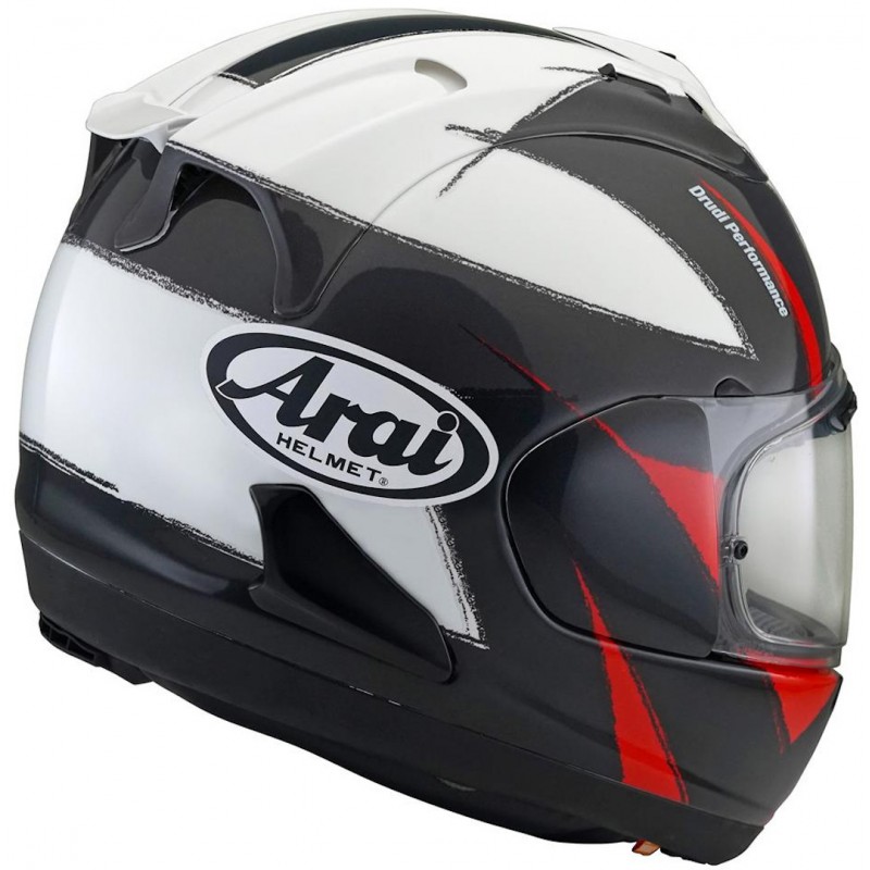 Мотошлем Arai RX-7V Sign Black White Red